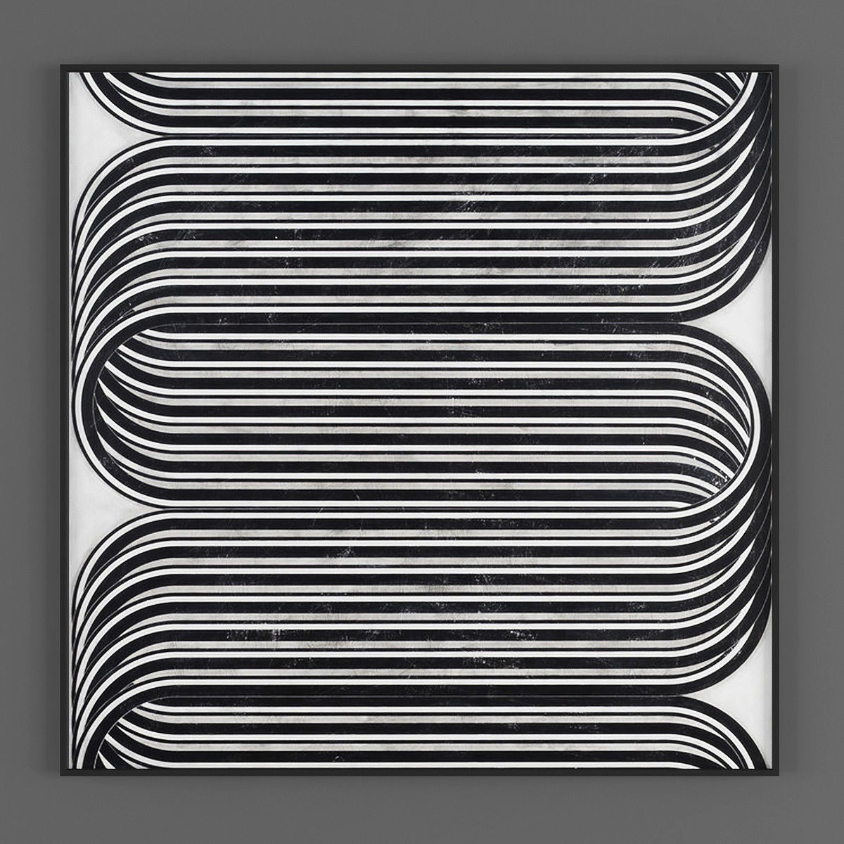 Pictures859 abstract painting Low-poly 3D model_2