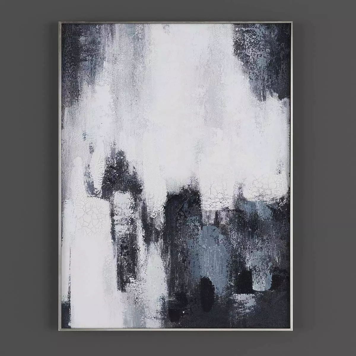 Pictures861 abstract painting hanging on wall Low-poly 3D model_0