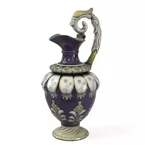 Purple Metal Enlaced Vase