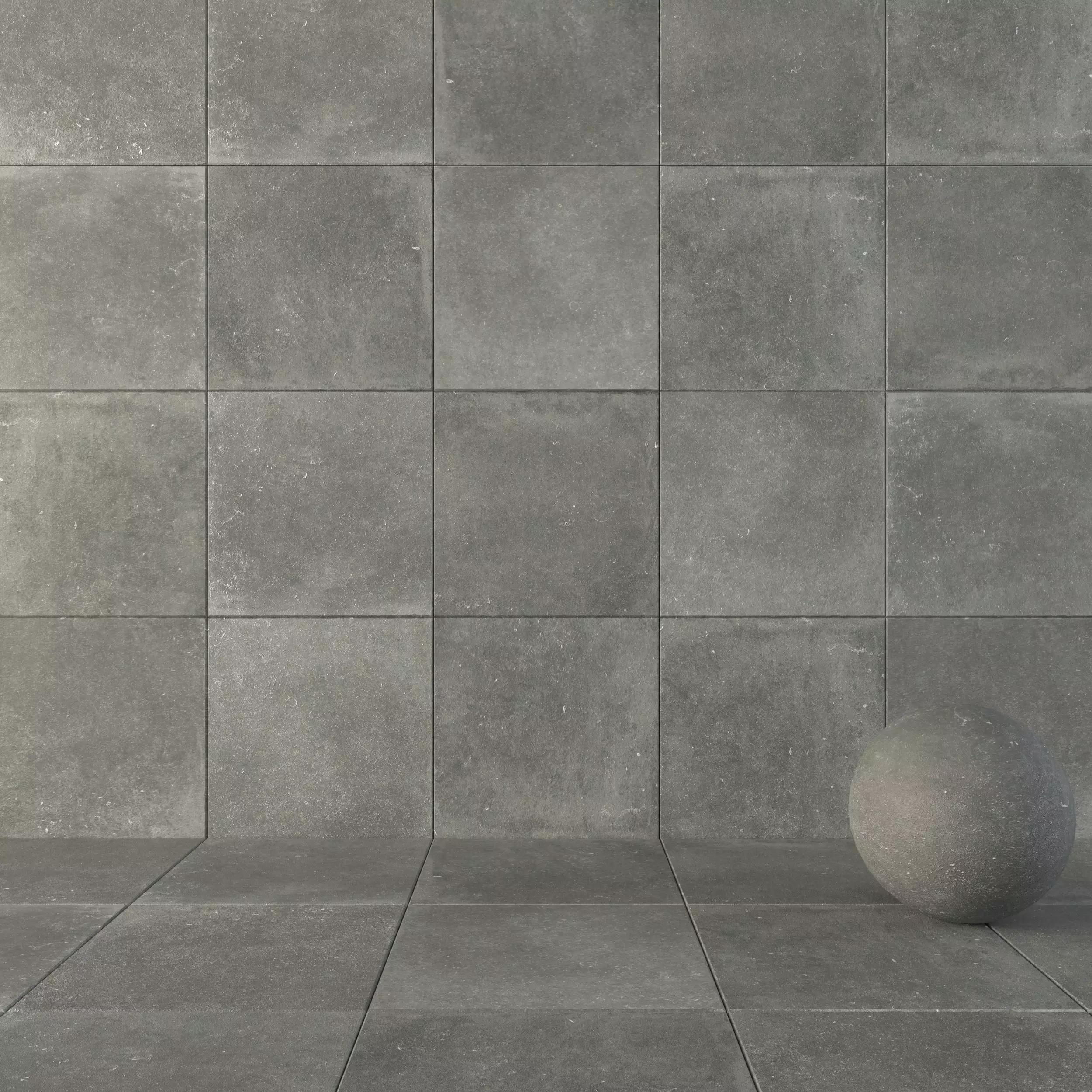 Flaviker Nordik Stone Grey 80x80 Texture_0