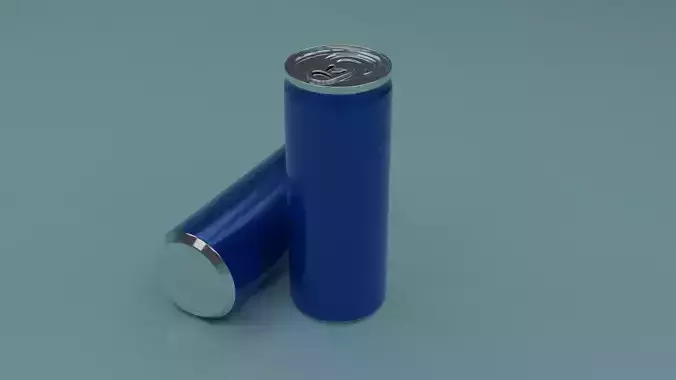 Beverage cans 250ml 3D model