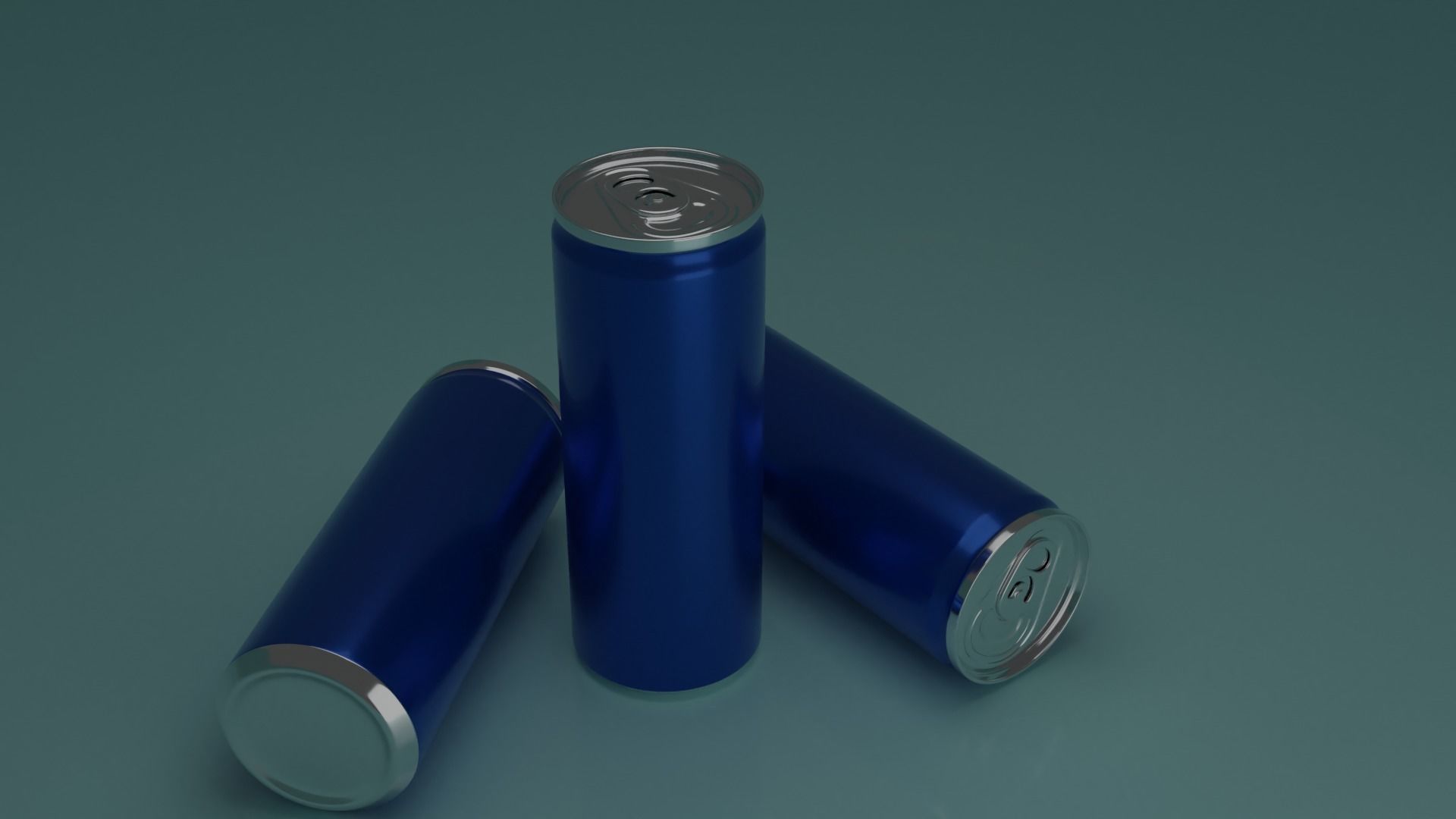 Beverage cans 250ml 3D model_3