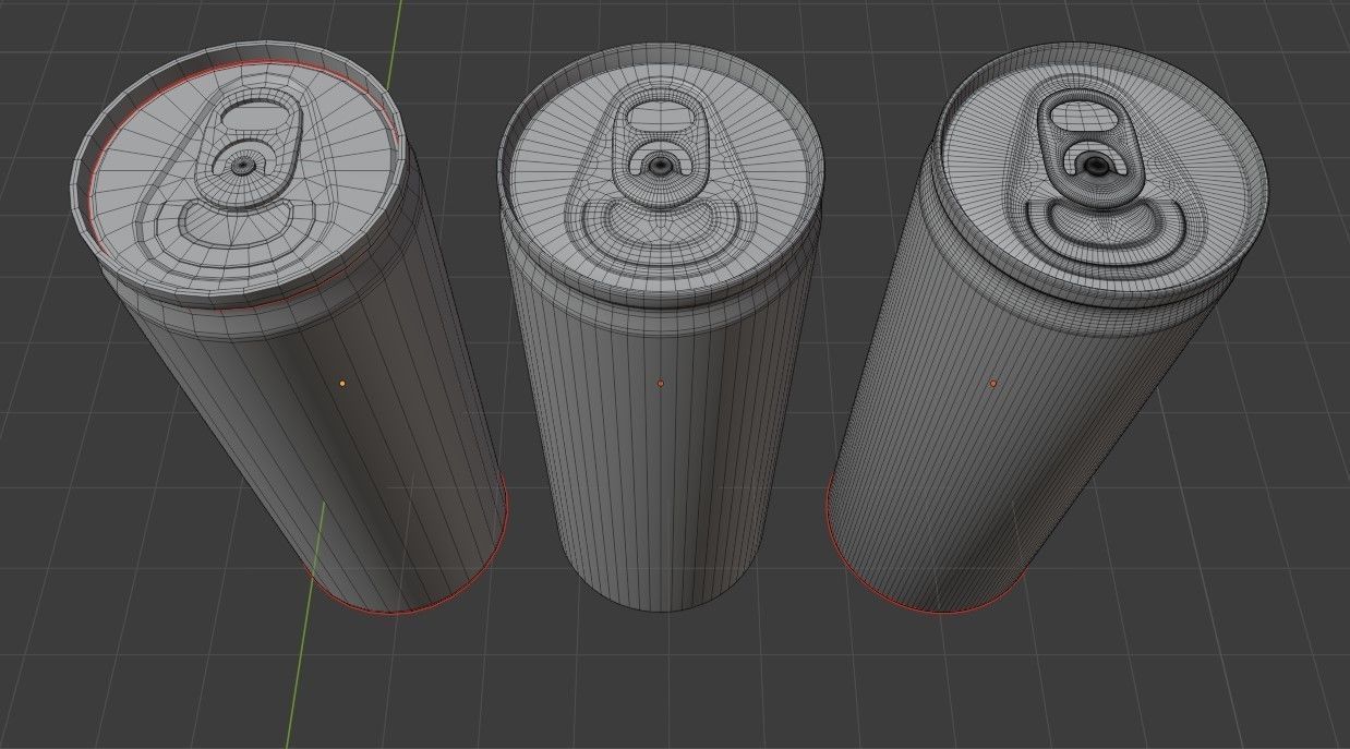 Beverage cans 250ml 3D model_5