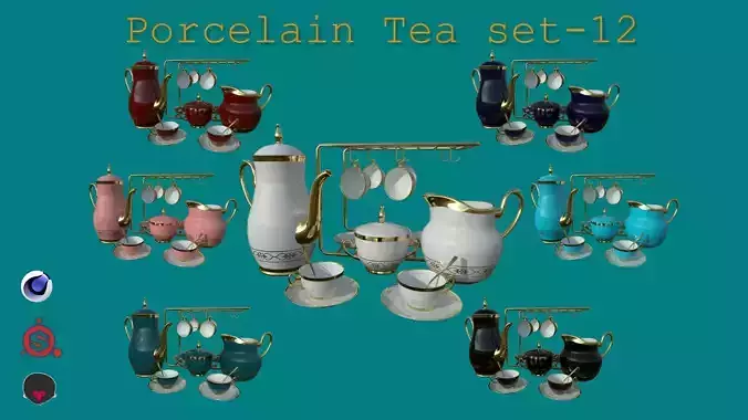 Porcelain Tea set-12