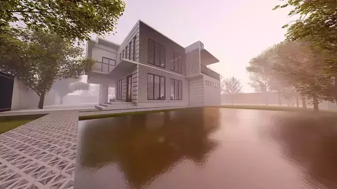 MODERN RESIDENTIAL HOUSE