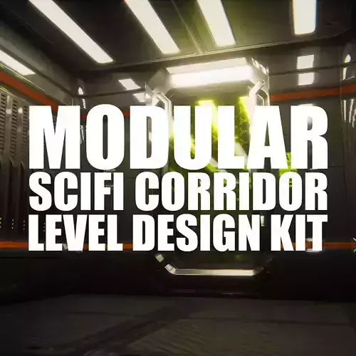 Modular Sci-Fi Corridor Design Kit