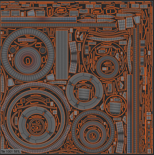 Hologram Table Low-poly 3D model_11