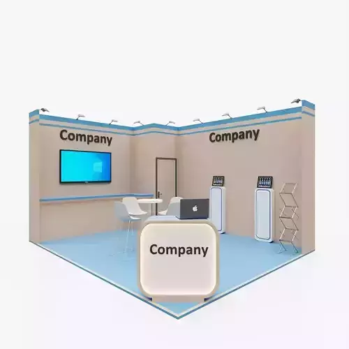 Exhibition stand 8 3D model