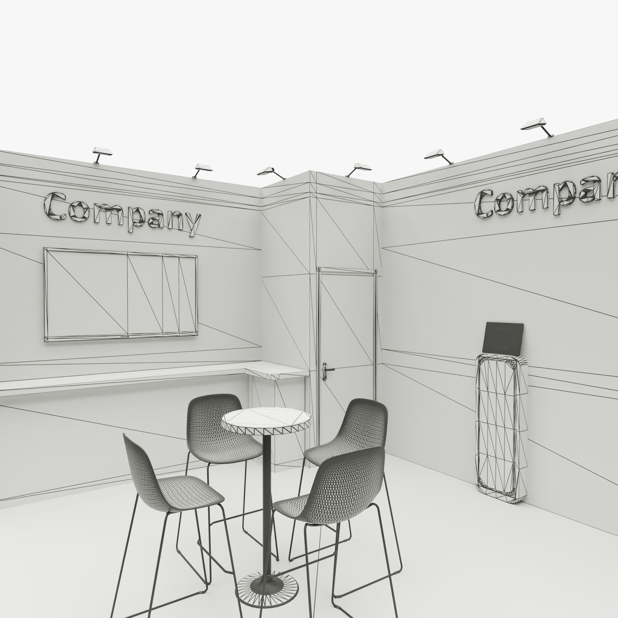 Exhibition stand 8 3D model_8