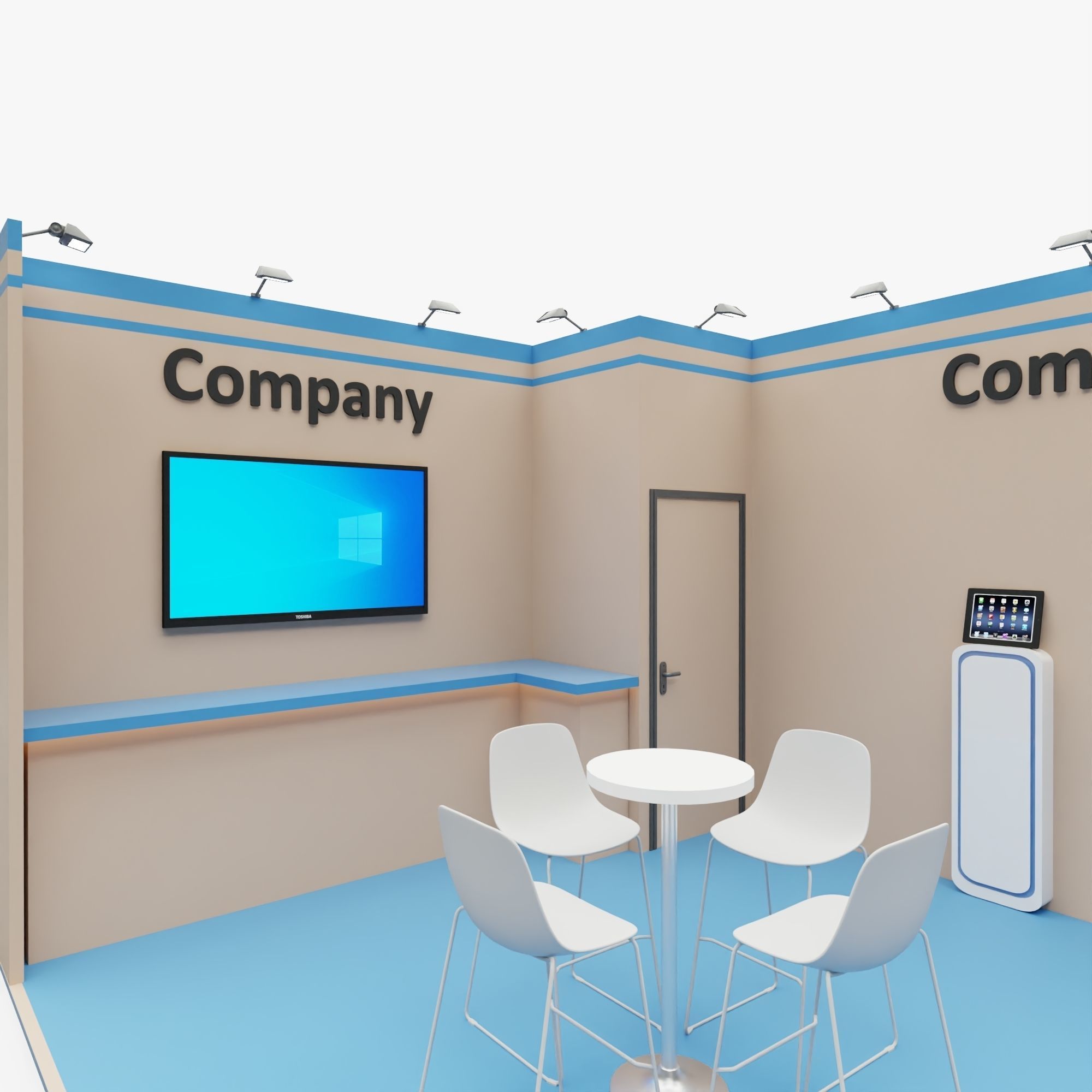 Exhibition stand 8 3D model_3