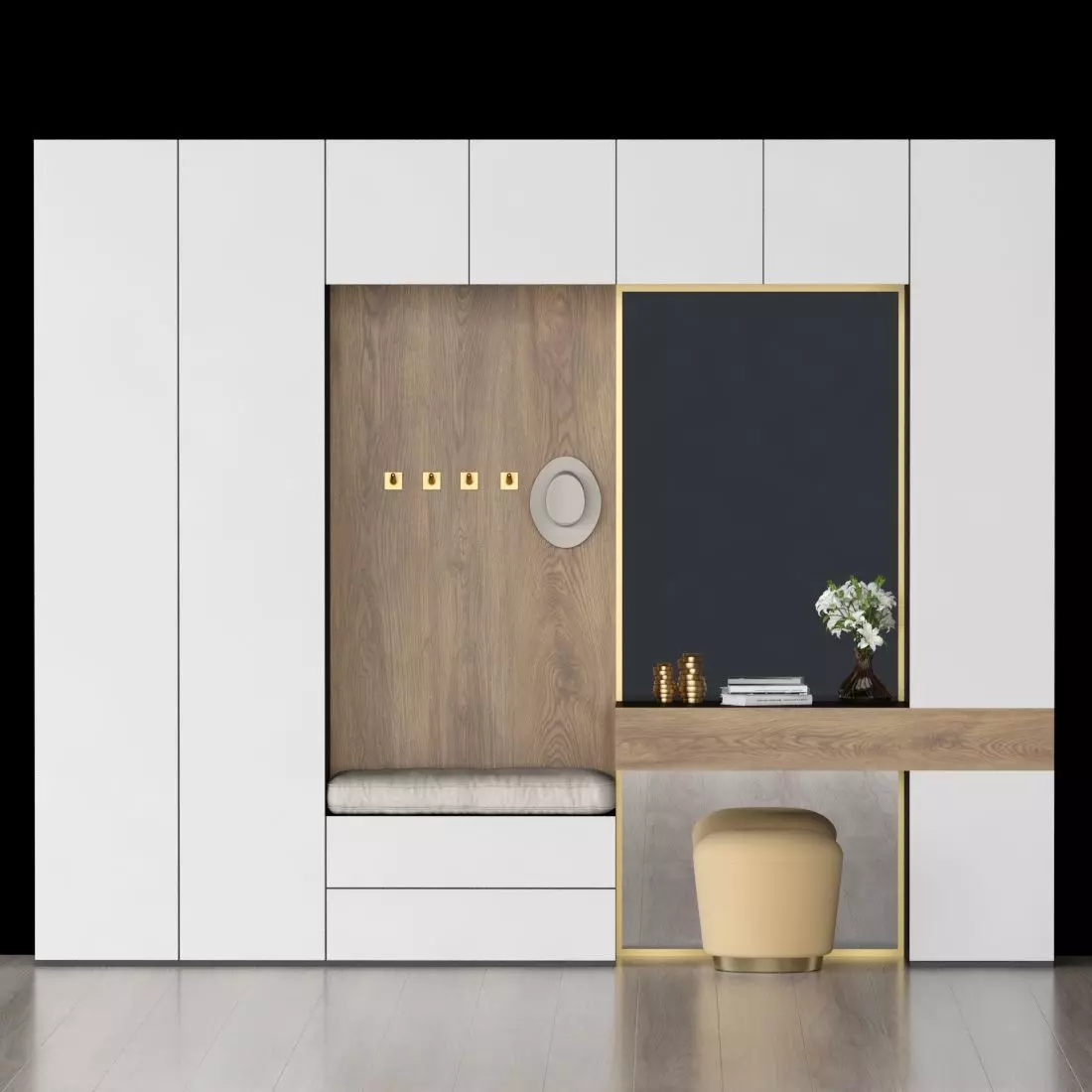 hall furniture 82 3D model