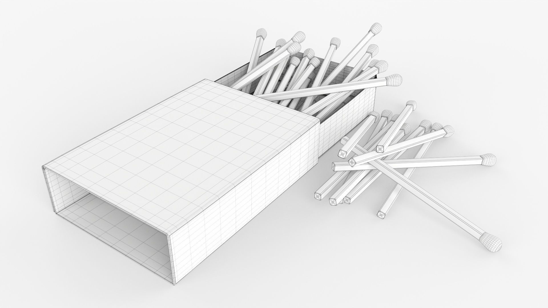 Matchbox Matches 01 3D model_7