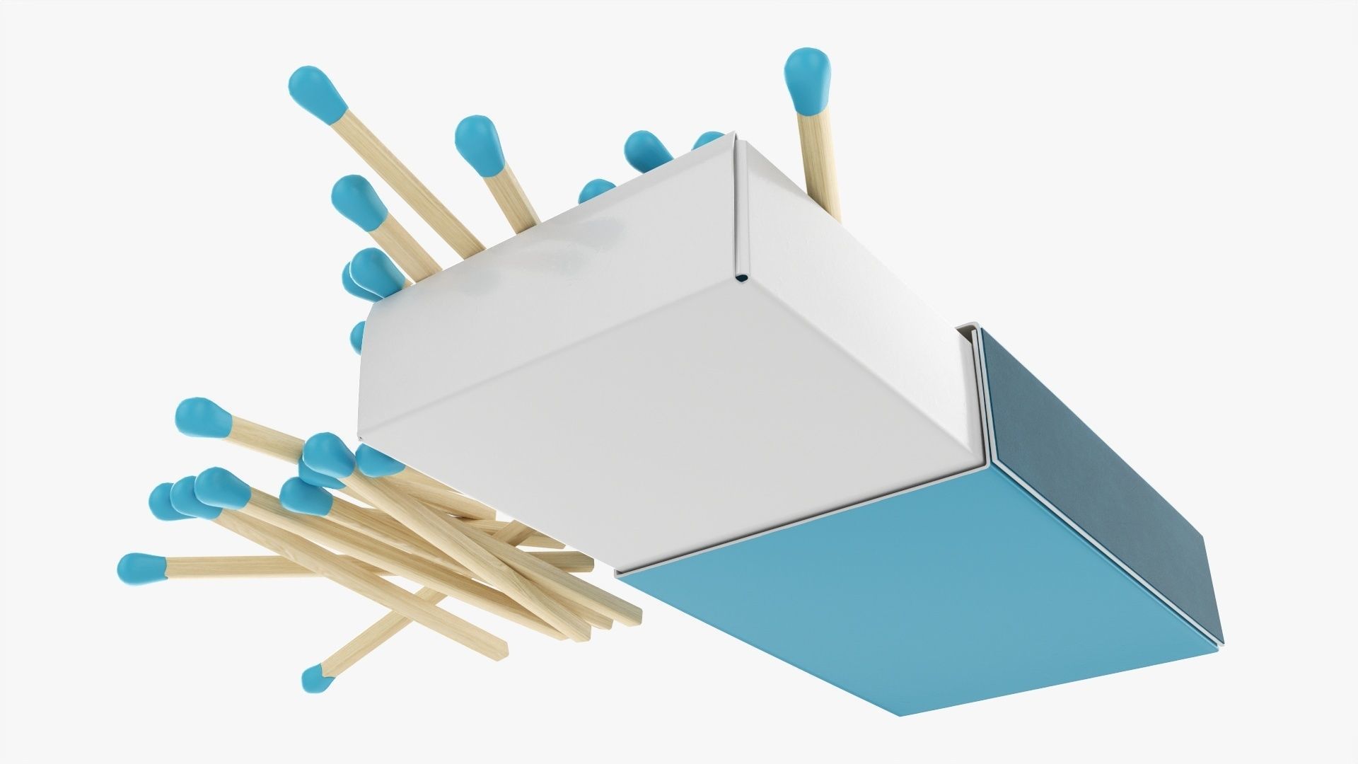 Matchbox Matches 01 3D model_2