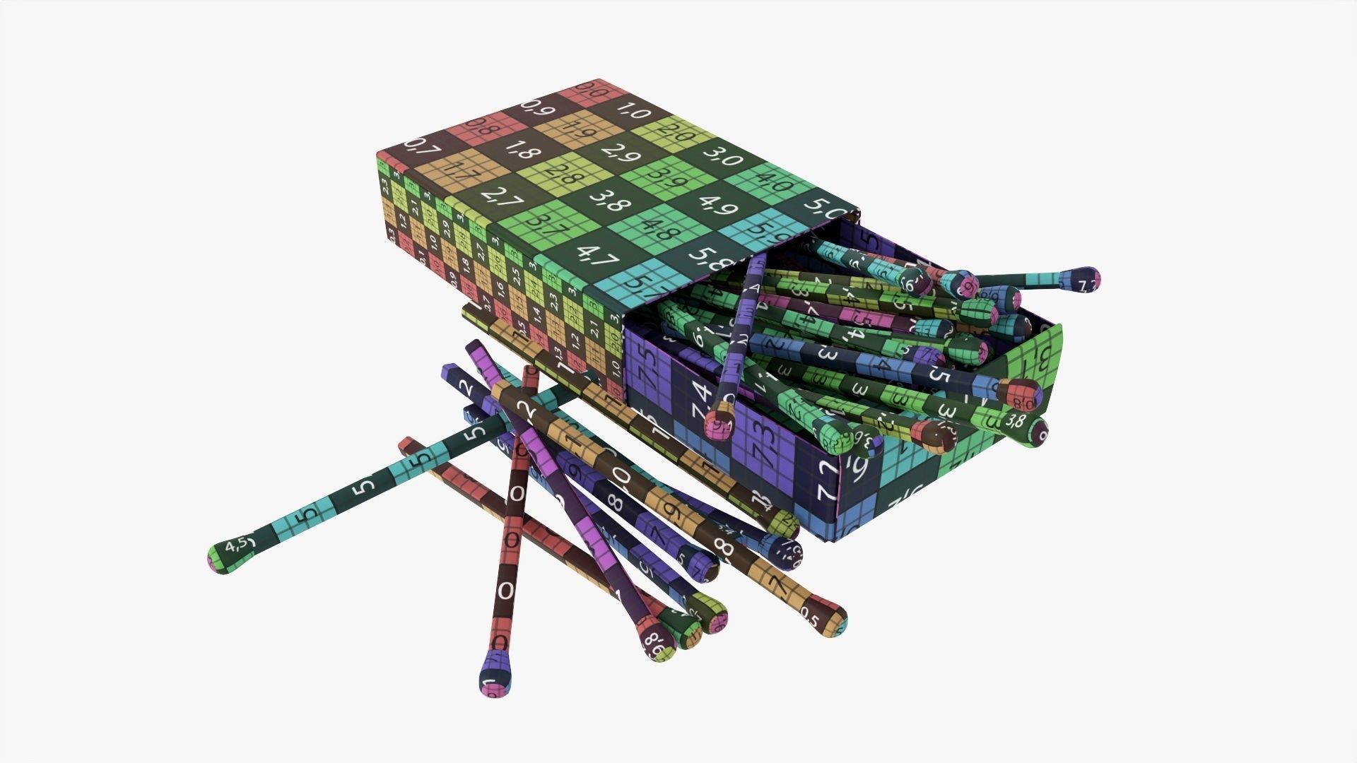 Matchbox Matches 01 3D model_12