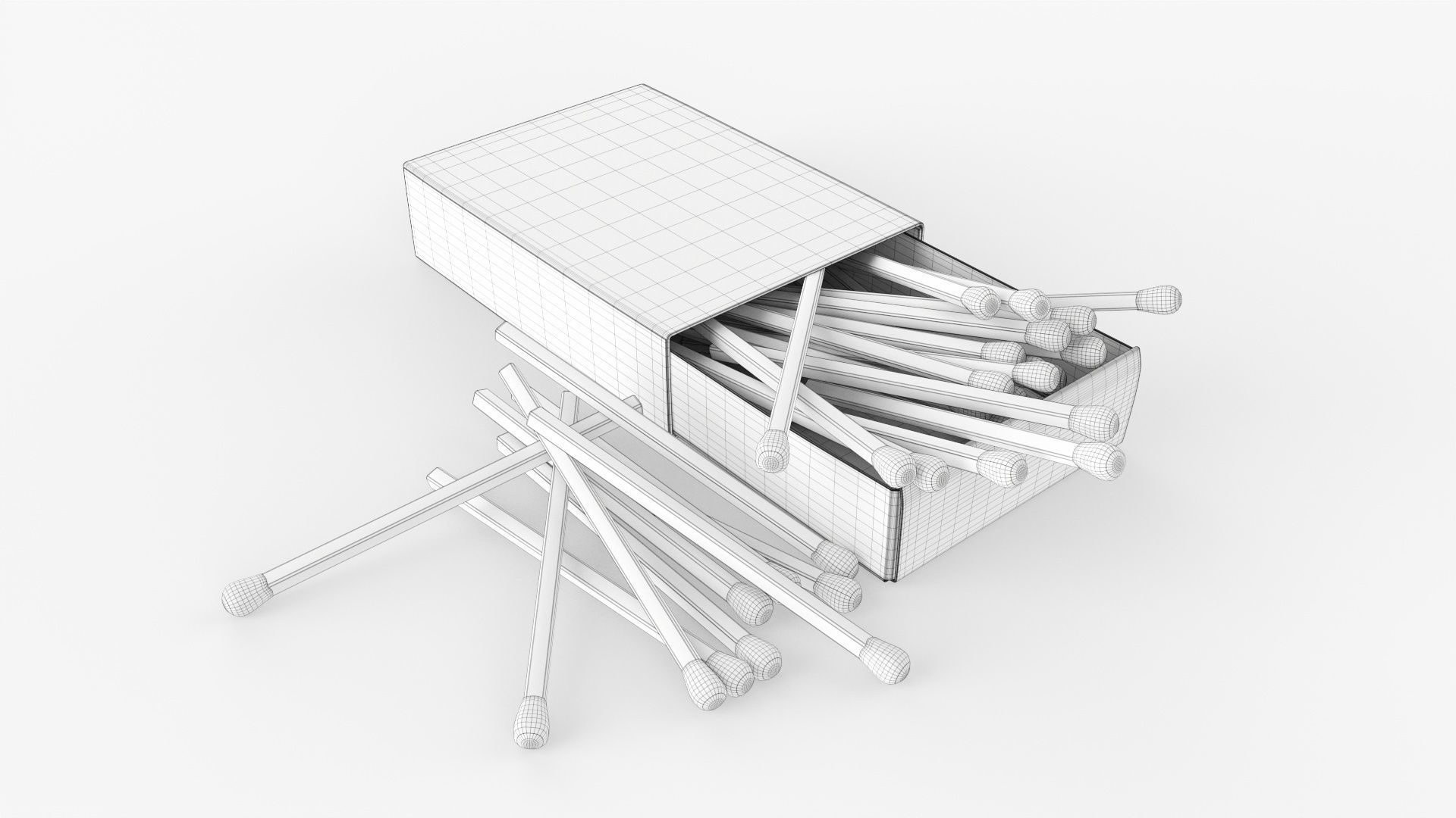 Matchbox Matches 01 3D model_6