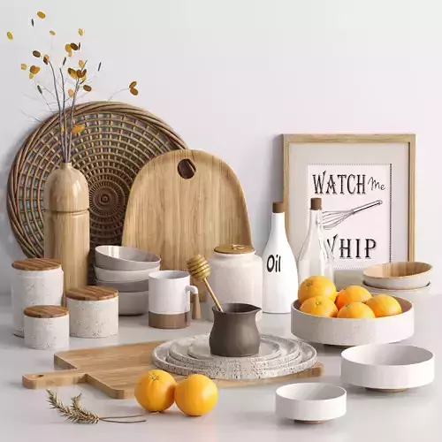 kitchen accessories 003 3D model
