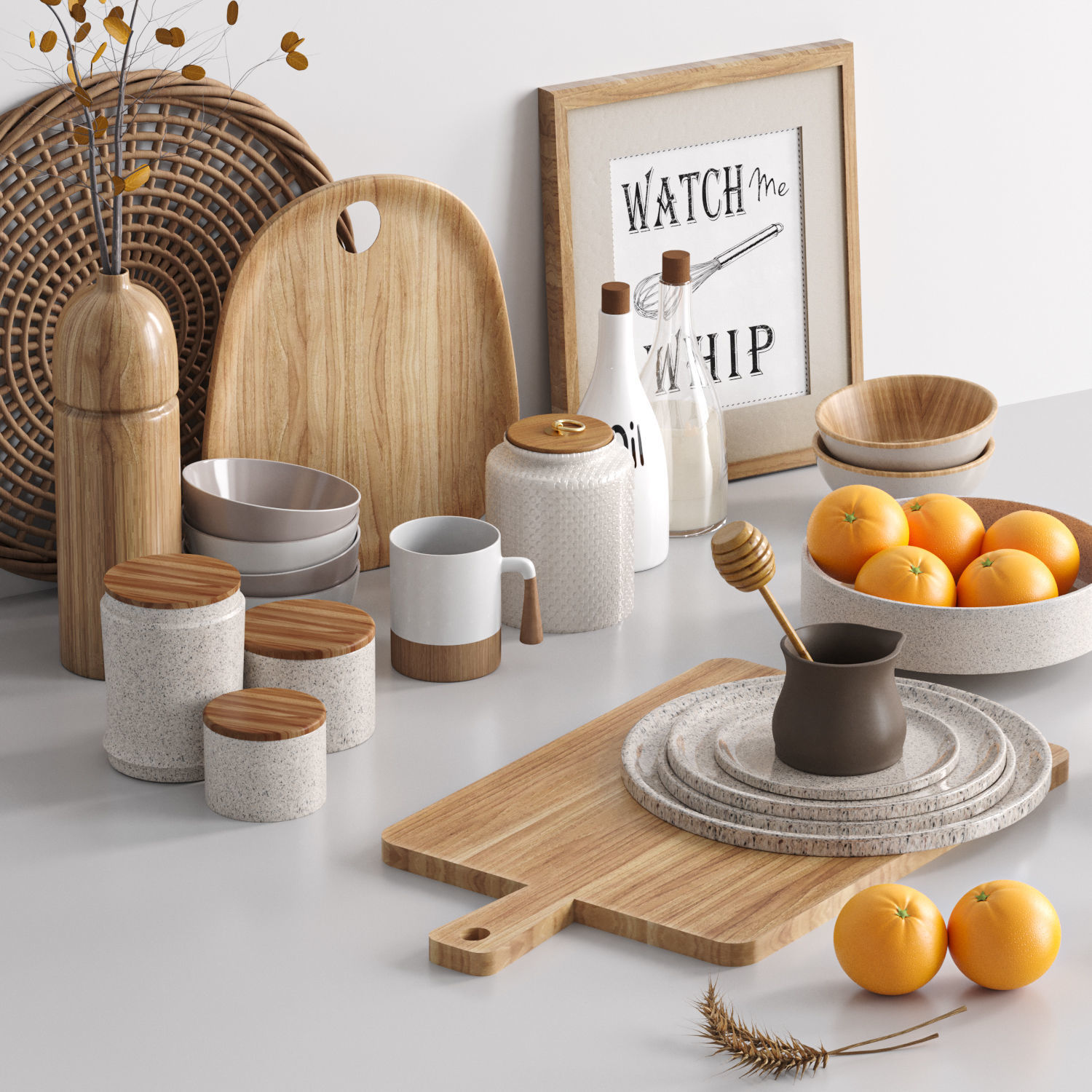 kitchen accessories 003 3D model_2