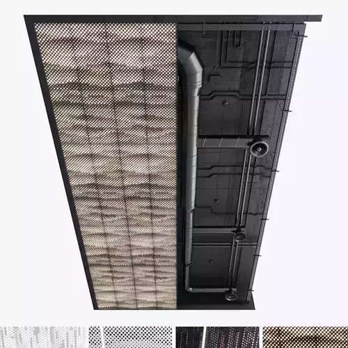 Decorative Ceiling set 02 3D model