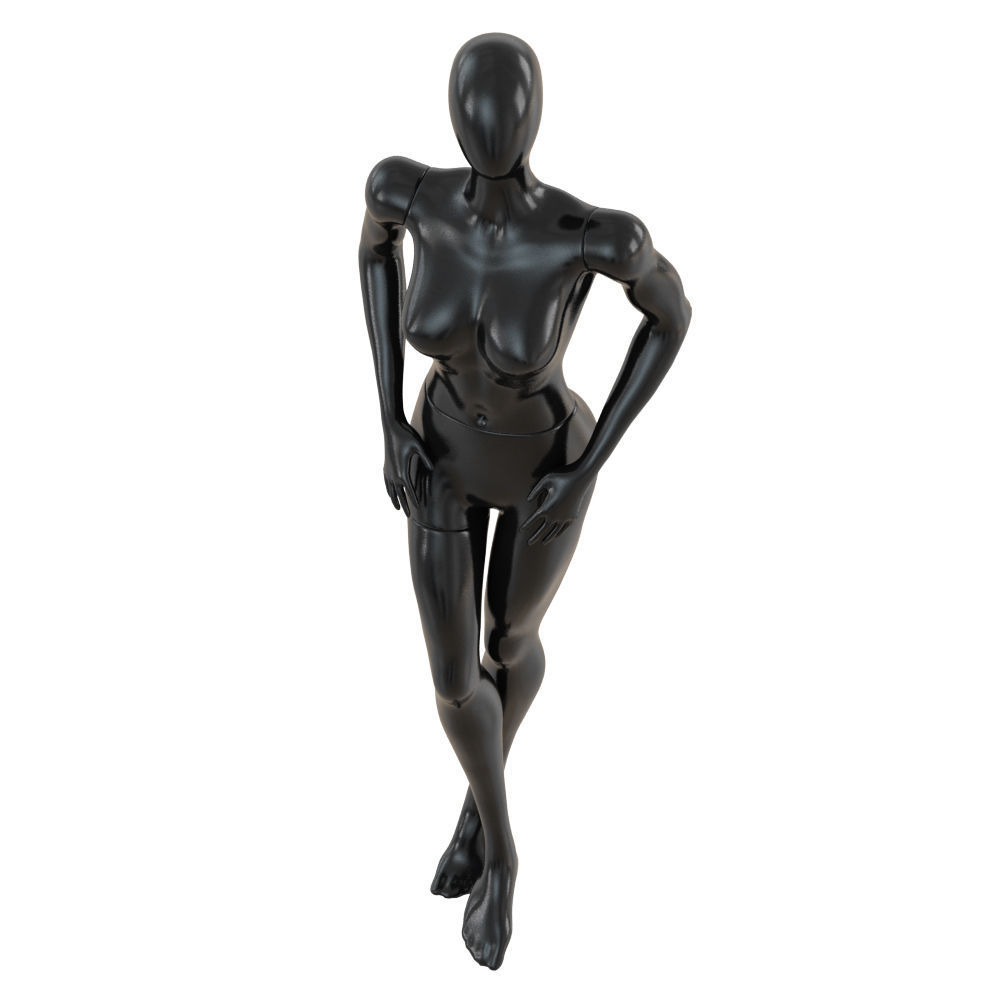 Female Abstract Mannequin 74 3D model_2