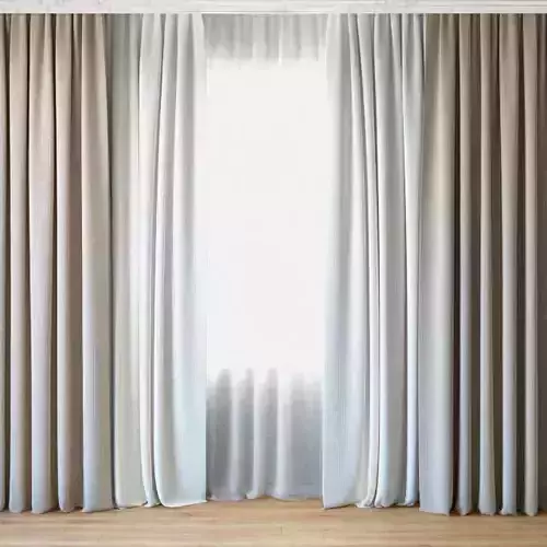 Curtains 46 Curtains with Tulle