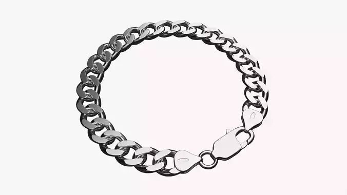 Locked chain bracelet