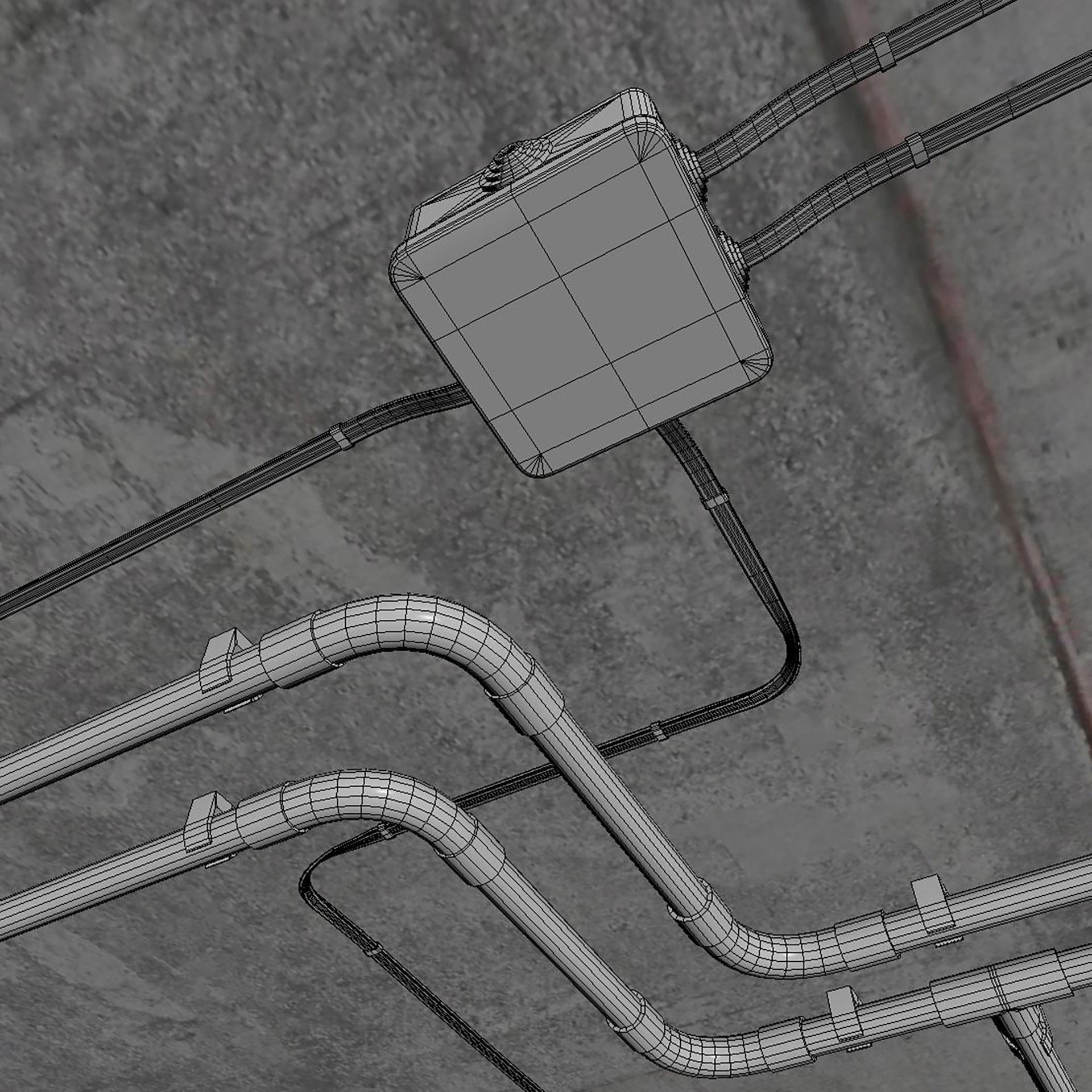 Decorative Ceiling Set 04 3D model_12