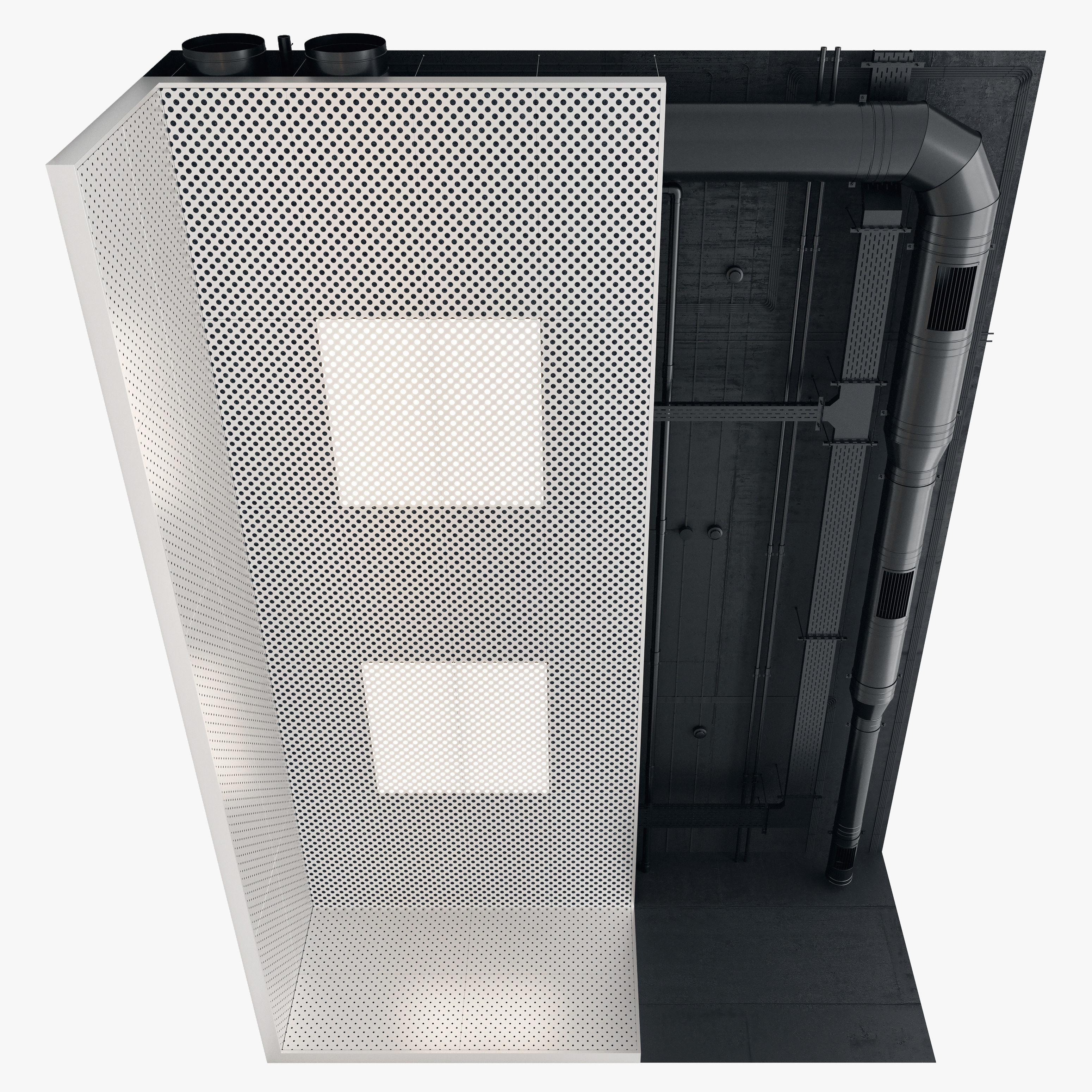 Decorative Ceiling Set 04 3D model_5