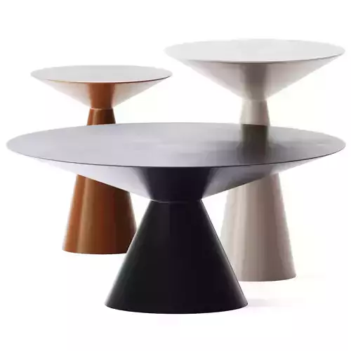 Metal Round Coffee Tables LOLA by HMD Interiors