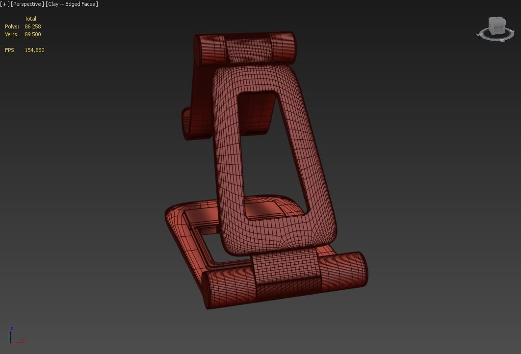 iPad holder iPhone holder 3D model_5