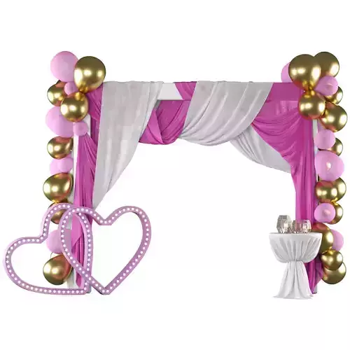 Wedding Decor Set Wedding photoshoot