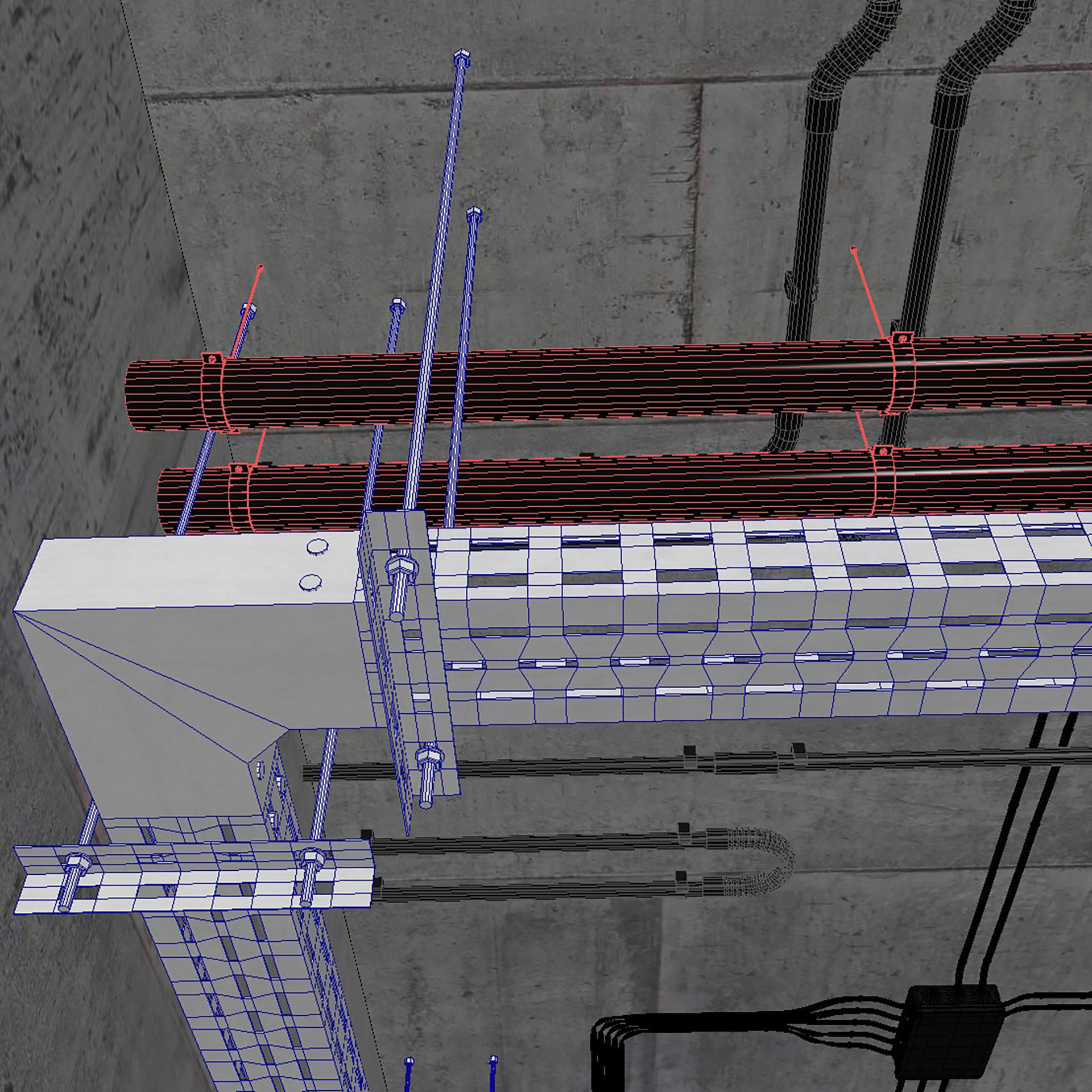 Decorative Ceiling Set 05 3D model_11