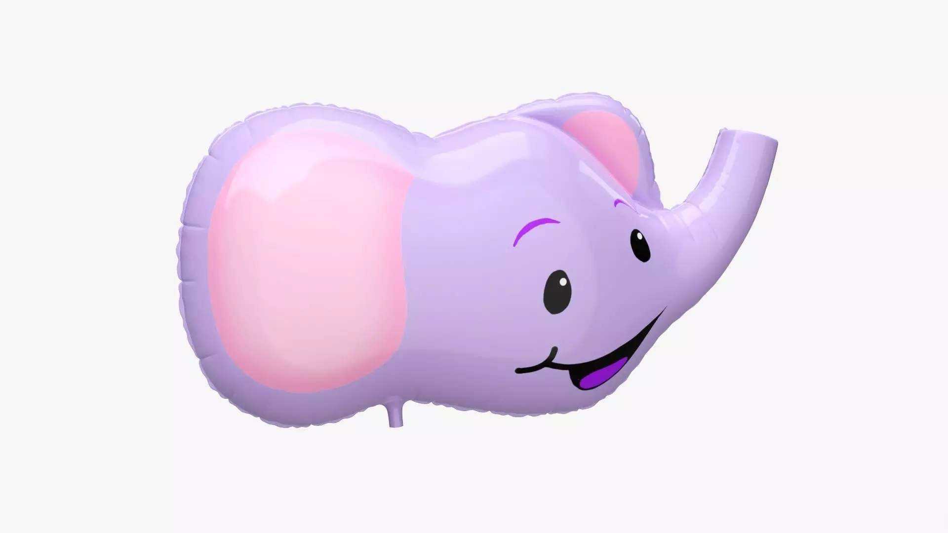 Foil decoration balloon 01 Elephant 3D model_0