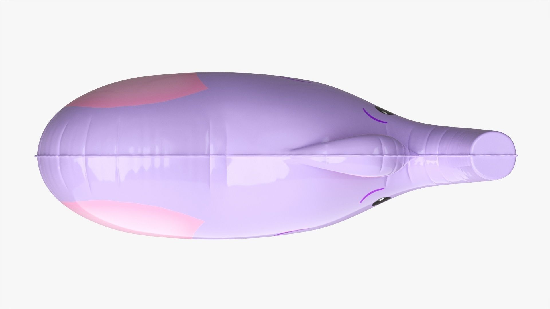 Foil decoration balloon 01 Elephant 3D model_6