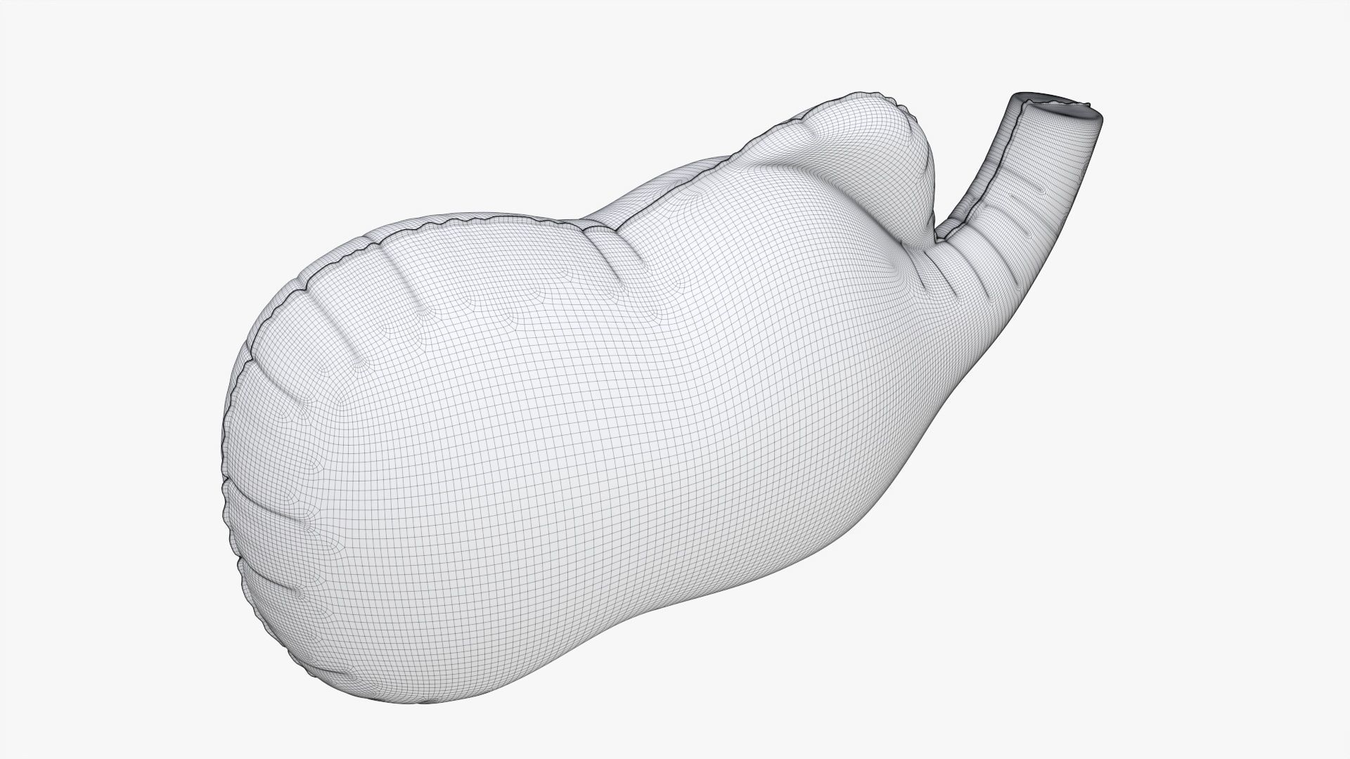 Foil decoration balloon 01 Elephant 3D model_9