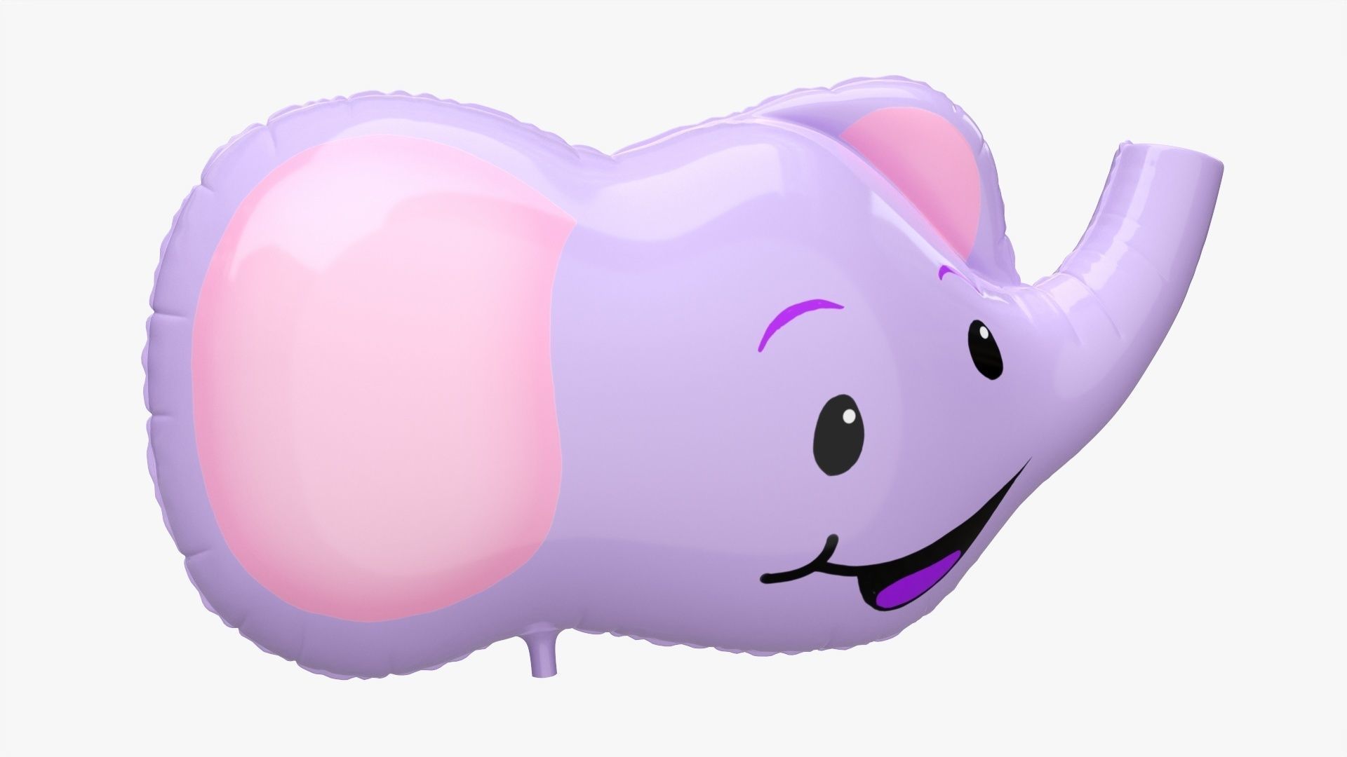 Foil decoration balloon 01 Elephant 3D model_1