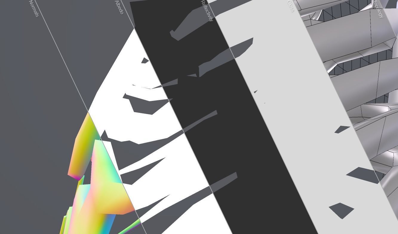 Slime Monster  Low-poly 3D model_16