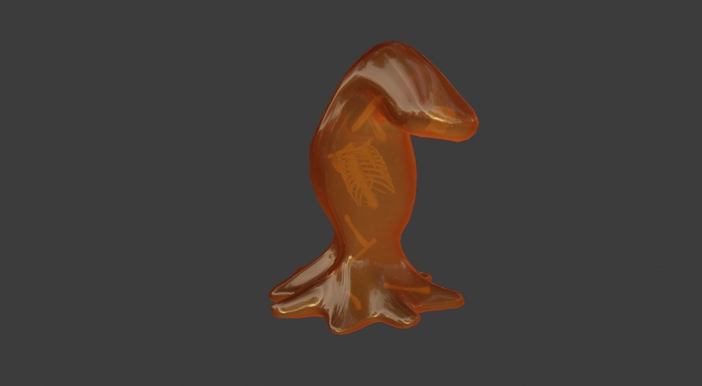 Slime Monster  Low-poly 3D model_8