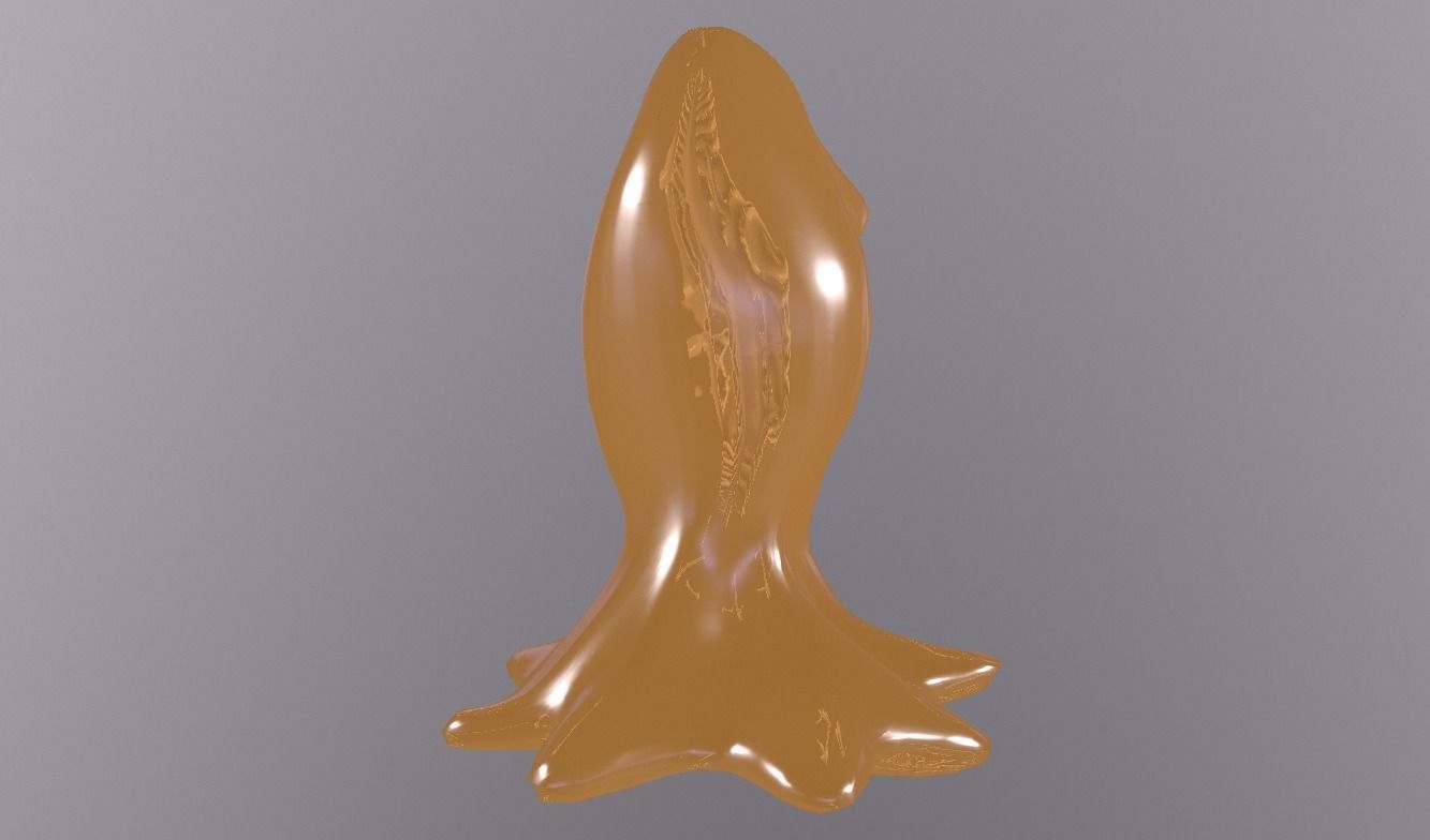 Slime Monster  Low-poly 3D model_6