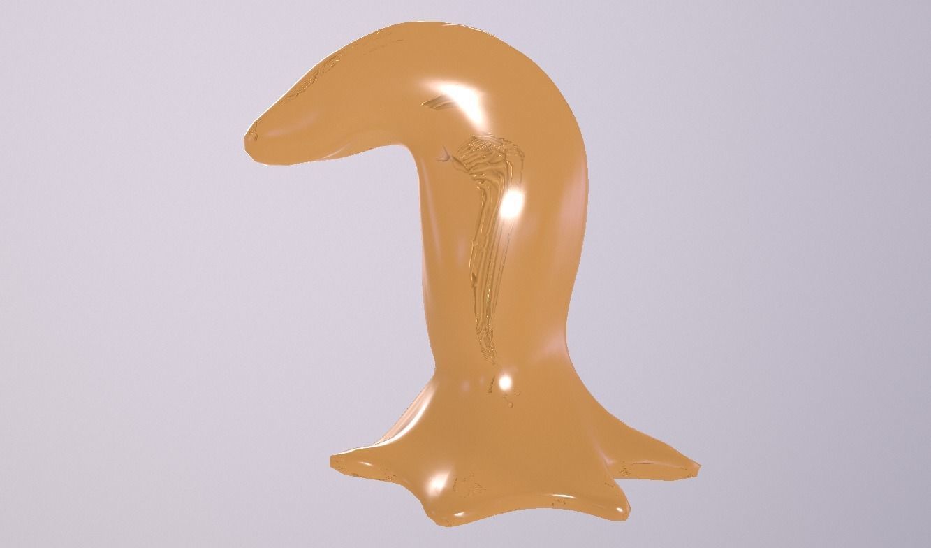 Slime Monster  Low-poly 3D model_7