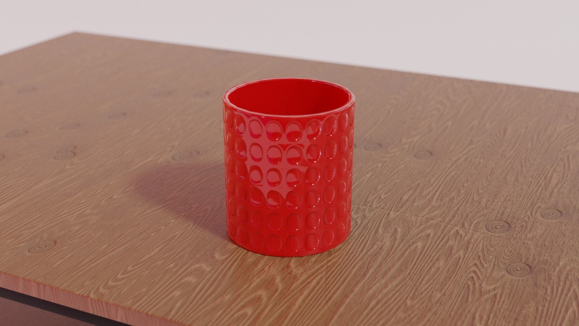 Coffee Mug Low-poly 3D model_2