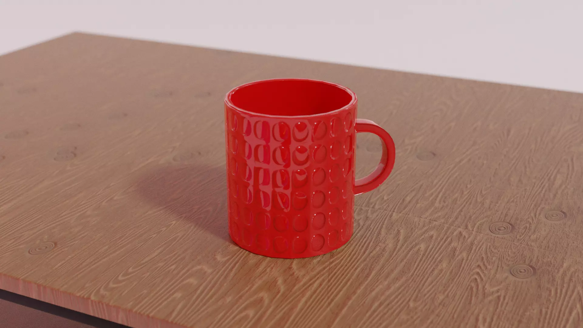 Coffee Mug Low-poly 3D model_0