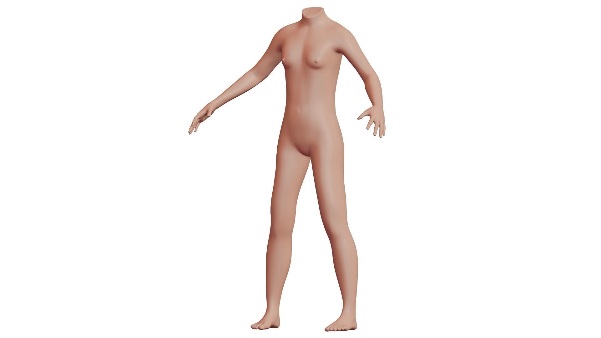 Character 13 High and Low-poly -  Body male 3D model_2
