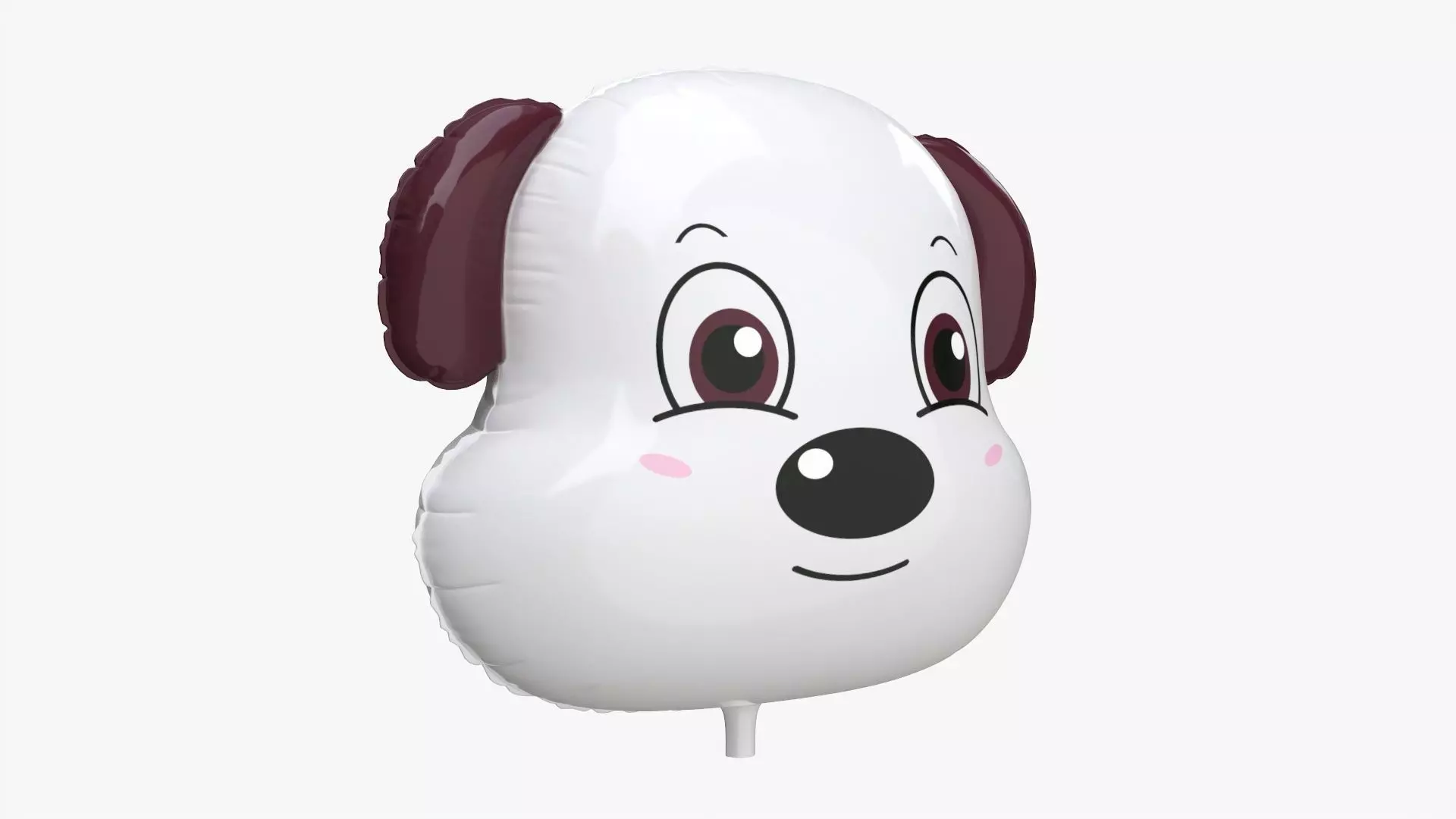 Foil decoration balloon 02 Dog 3D model_0
