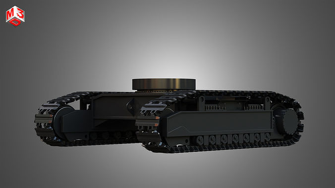 Tracks - Hydraulic Mining Shovel - 6030 FS 3D model