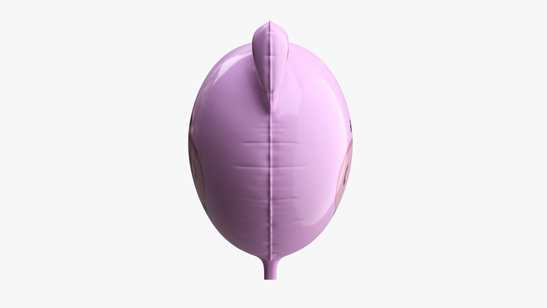 Foil decoration balloon 03 Pig 3D model_4