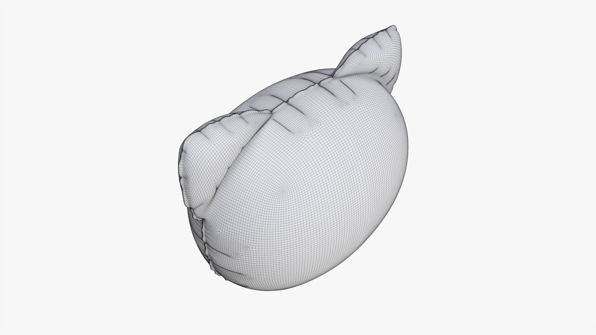 Foil decoration balloon 03 Pig 3D model_8