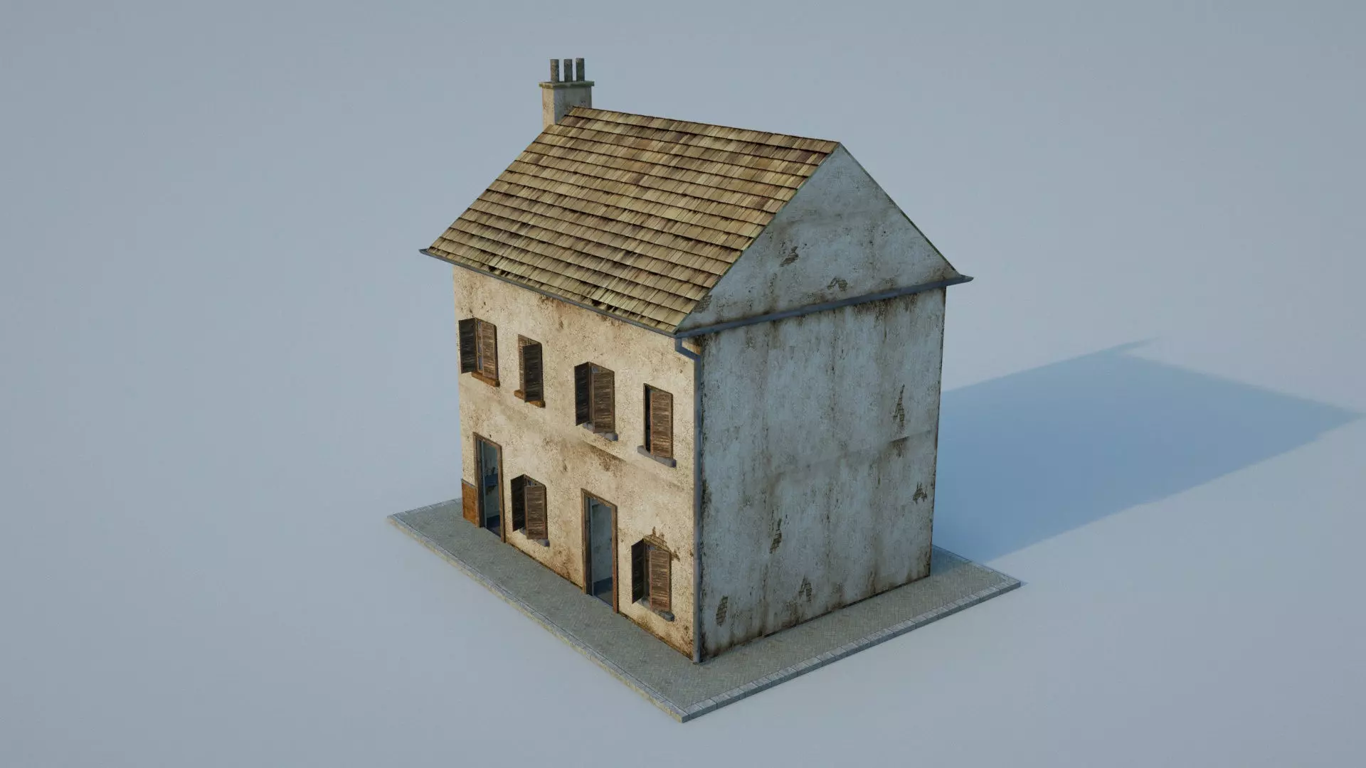 Old House 3D model_0