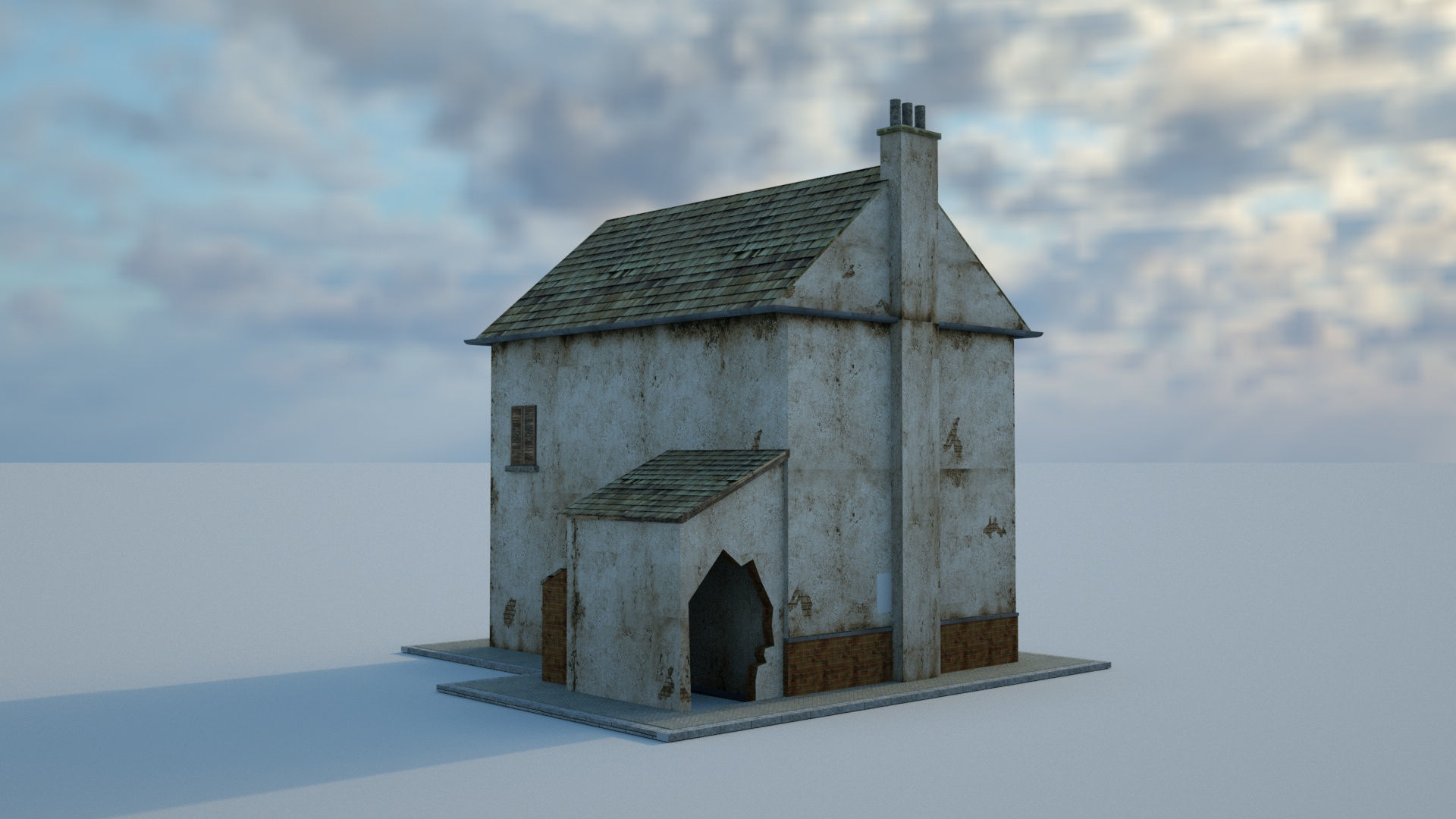Old House 3D model_3