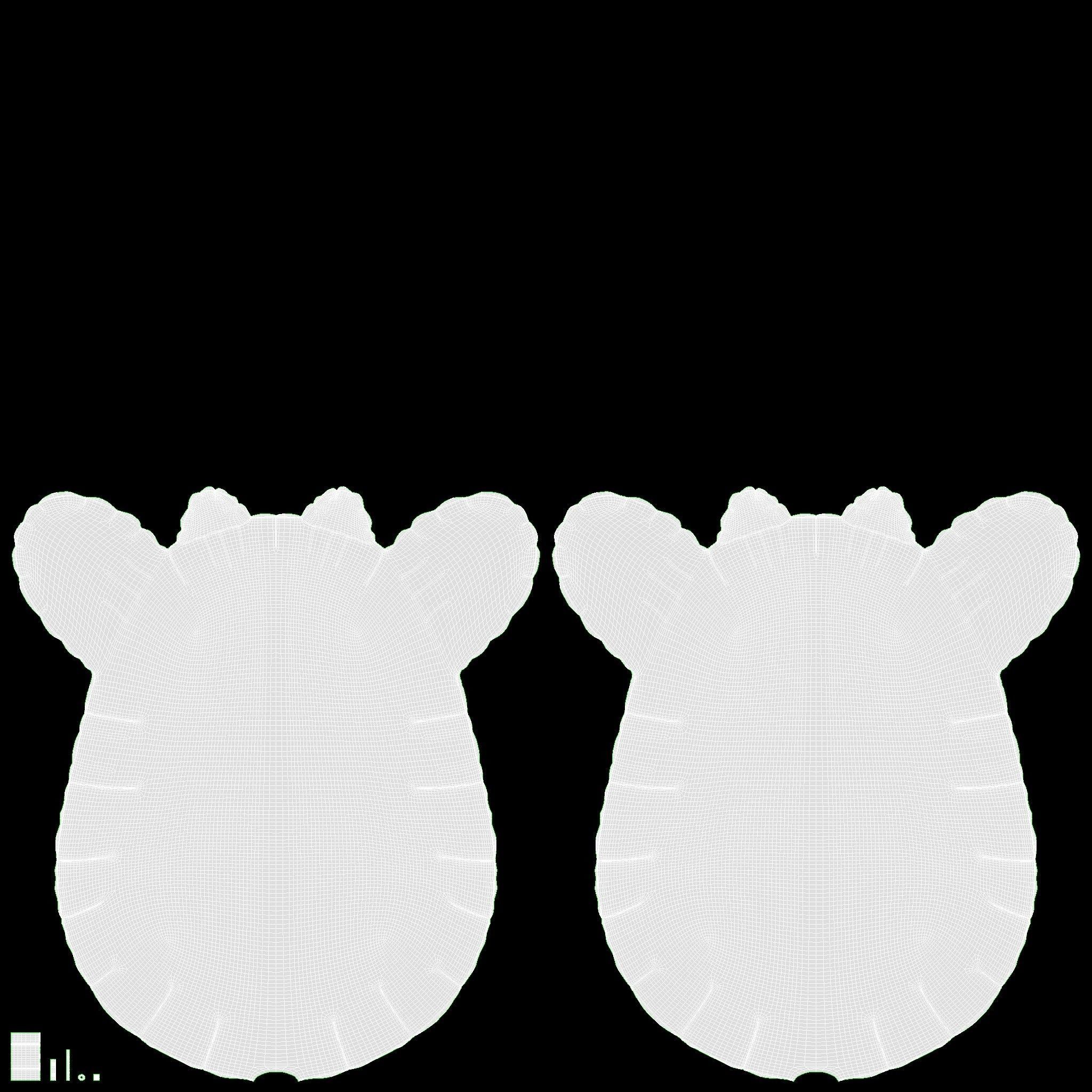 Foil decoration balloon 04 Giraffe 3D model_12