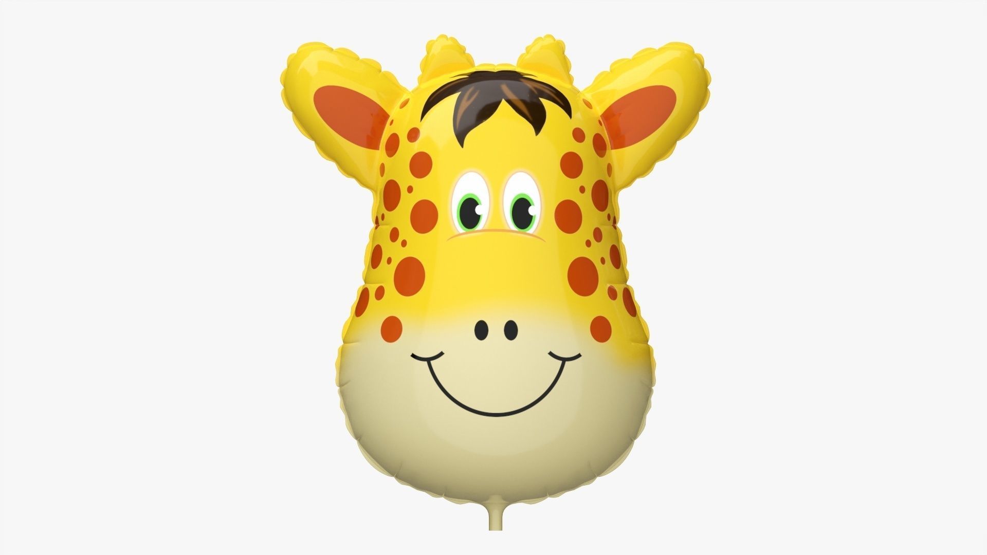 Foil decoration balloon 04 Giraffe 3D model_3